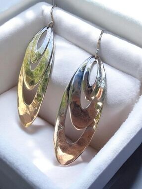 Sterling Silver RLM Robert Lee Morris Dangle Earrings